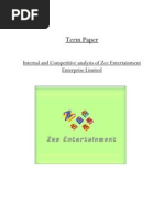 Risk Analysis and Business Continuity Planning of Zee TV