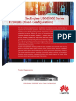 HUAWEI HiSecEngine USG6500E Series Firewalls (Fixed-Configuration) Datasheet