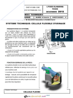 Devoir de Synthèse N°1 - Génie Mécanique Cellule Flexible D'usinage - 3ème Technique (2015-2016) MR Mlaouhi Slaheddine PDF