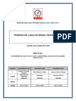 Tendido de Cable de Media Tension 10KV