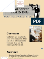 Food Server Training