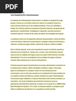 CASO DE ESTUDIO Teletransportes TAREA 6