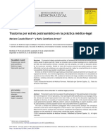 Trastorno de Estrés Postraumático Medicina Legal PDF