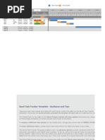 Excel Task Tracker Template