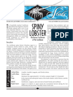 Sea Stats - Spiny Lobster