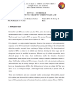 Chemistry of Ribonucleic Acid