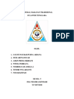 Proposal Makanan Tradisional