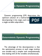 Deterministic Dynamic Programming Part 1