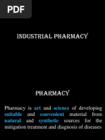 1 Introduction To Industrial Pharmacy