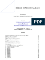 Estudo Bíblia Sexualidade Homossexualidade Gay