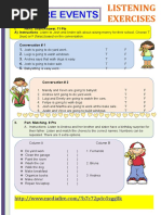 Future Events Listening Exercises With Audio Wordsearches - 45334