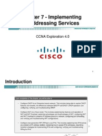 CCNA Exp4 - Chapter07 - IP Addressing Service