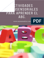 Actividades Multisensoriales para Aprender El ABC