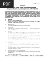 Annex 22 - Determination of Audit Time - QMS & EMS