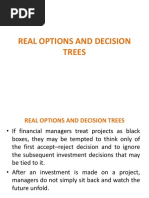 Real Options and Decision Trees