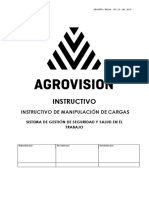 Instructivo de Manipulación de Cargas