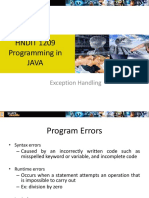 OOPLecture9Exception Handling