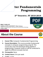 ModuleS 1-5 CE Computer Fundamentals Programming