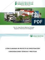 Cómo Elaborar Un Proyecto de Investigación. Consideraciones Teóricas y Practicas (Hrmc-Posfrados) PDF