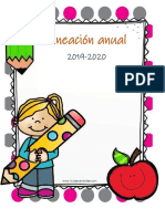 Planeación Anual para Preescolar 2019 - 2020 PDF