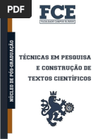 Guia de Tecnicas Pesquisa Construcao Texto Cientificos PDF