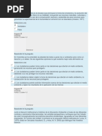 La Educación Ambiental Es El Proceso Que PRIMER QUIZ