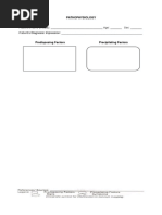 PATHOPHYSIOLOGY Template