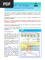 Type AB Air Gaps - Practical Examples