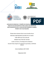 Salvador - Análisis de Brecha y Diseño de Manual de Buenas Prácticas de Manufactura para Un Grupo PDF