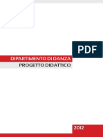 Progetto Didattico Danza