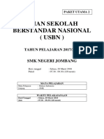 Soal USBN BIN Paket Utama 2