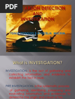 BASIC ARSON & Detection INVESTIGATION