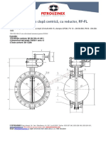 Robinet Fluture Cu Clapă Centrică Cu Reductor