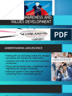 Self-Awareness and Values Development