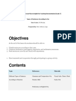 Sample - Detailed - LP - Types Fo Sentences