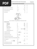 Generator Protection - Calculation