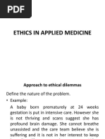 Applied Medical Ethics