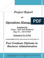 Operations Management - Amit Anil Kulkarni