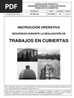 Instrucción Operativa Trabajos en Cubiertas