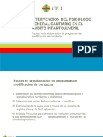 T.14 Pautas en La Elaboración de Programas de Modificación de Conducta.