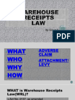 WAREHOUSE RECEIPTS LAW by Group3 Final