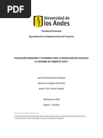 Evaluación Financiera y Económnica de La Producción de Café Bajo Comerico Justo