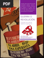 Reseña de Guerra o Revolución. El Partido Comunista de España en La Guerra Civil.