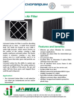 Ficha Técnica Activated Carbon Air Filter PDF