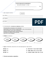 Matemática - 3ºano Maio 2016 - 2017