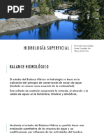 Hidrología Superficial (Balance Hidrologico)