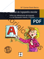 Manual de Logopedia Escolar PDF