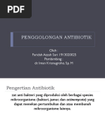 Penggolongan Antibiotik