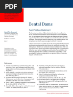 Dentaldamstatement