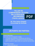 Taller de Comprension Lectora en Secundaria